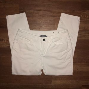 White christopher and banks skinny jeans